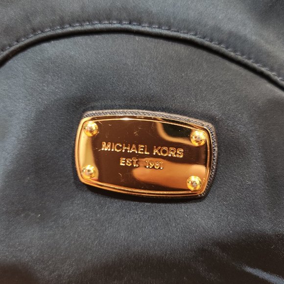 SOLD Michael Kors Large Nylon and Leather Jet Set Backpack - Picture 5 of 10